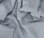 Unstitched Grey And Black Dobby Fabric - Image 2