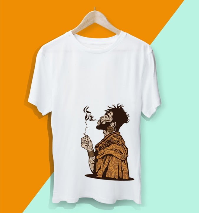 Ruby fabrics & linings T-Shirt Swag hookah boy T-Shirt