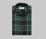 Green White Checkered Fabric