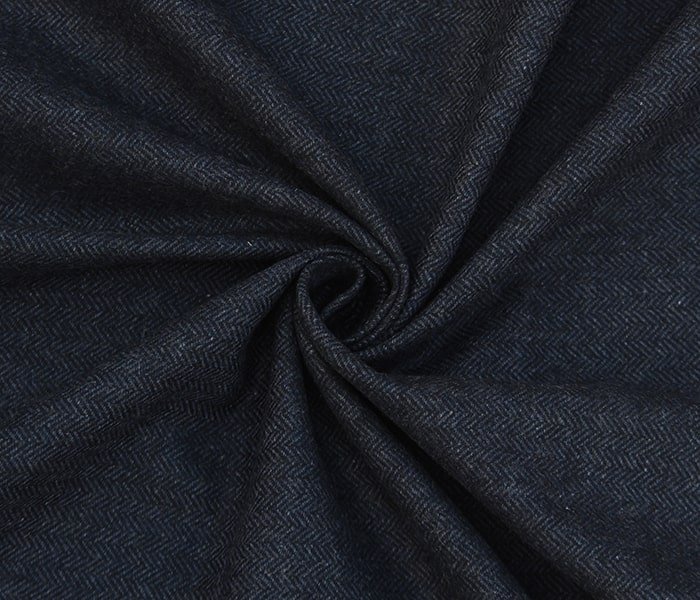 Buy indian wool fabric at best price Navy -Blue Wool Tweed Fabric For Three Piece Suit