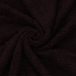 Unstitched Brown Wool Goli Fur Fabric