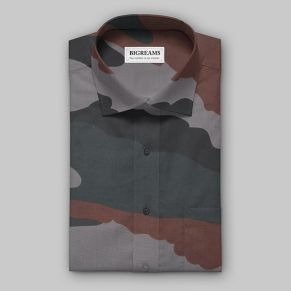 Army Green Camouflage Printed Fabric