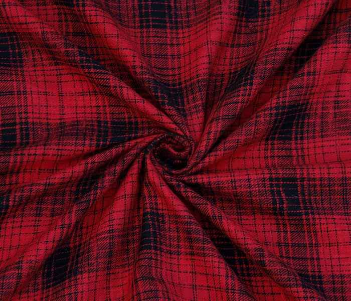 Red Checkered Flannel Fabric - Bigreams Red Checkered Flannel Fabric