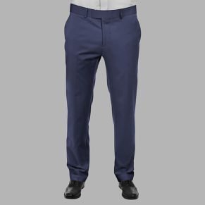 Navy Blue Four Way Stretchable Pants Piece
