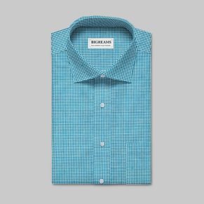 Aqua Green Gingham Fabric